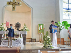 Feier der 1. Heiligen Kommunion in Sankt Maria 